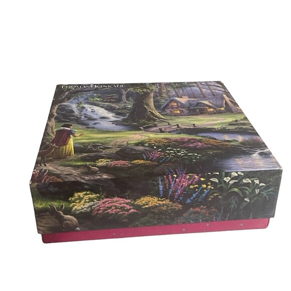 Disney Dreams Collection Thomas Kinkade Snow White Cottage Puzzle 750 Piece - Picture 10 of 10